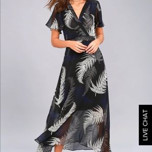 NWT Lulus midi dress! Fern Canyon